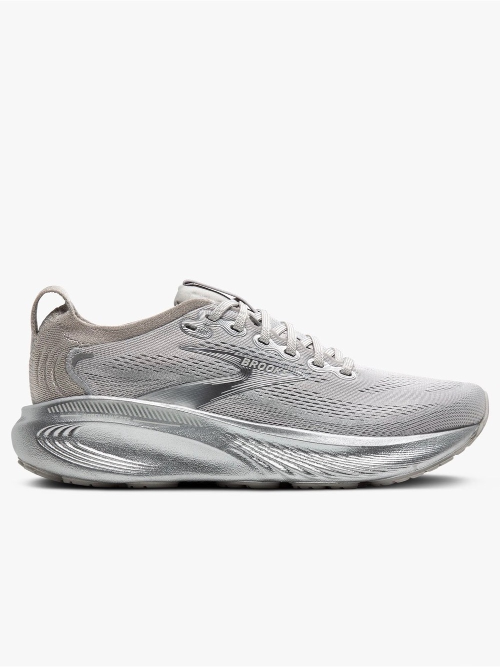 Brooks Men’s Adrenaline GTS 25 Running Shoes in Silver Anniversary Edition
